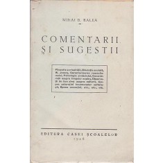 COMENTARII SI SUGESTII