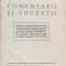 COMENTARII SI SUGESTII