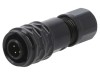 Mufă SA6 tată 4 PIN IP67 3A 30V Lipire pe Cablu
