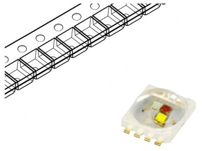 LED Putere RGB 5W 140&amp;deg; 52lm foto