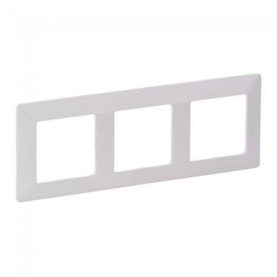 Rama ornament 3 posturi Legrand Valena Life alb 754003 foto
