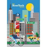 Cumpara ieftin Bike New York Journal: Lined Journal, Hardcover with Accordion Pocket, and Embedded Pen