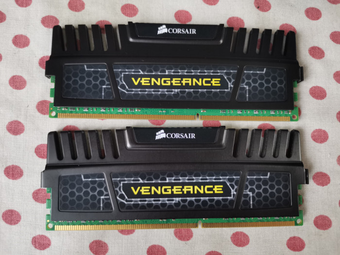 Kit Memorie Ram Corsair Vengeance 16 GB (2X8) 1600 Mhz DDR3 Desktop.