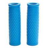 Mansoane Silicon Trotineta Xiaomi M365/1S/Pro/Pro 2/Essential, Albastre, Motorevolution, Antialunecare, Ghidon 22mm