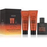 Scottish Fine Soaps Thistle &amp; Black Pepper Well Groomed Gift Set set cadou pentru bărbați