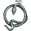 Pandantiv din argint 925 jolie silver, model sarpe incolacit, 40 x 26 mm, 4.7 g