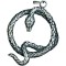 Pandantiv din argint 925 jolie silver, model sarpe incolacit, 40 x 26 mm, 4.7 g