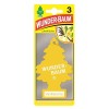 Set 3 Odorizante Auto WUNDER-BAUM Vanillaroma, Parfum Vanilie &amp; Fructat, Carton