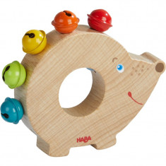 Haba Wooden Rattle Hedgehog jucărie zornăitoare din lemn 6 m+ 1 buc