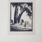 EX LIBRIS &#039; EX MEIS F.L. &#039; , GRAVURA , PERIOADA INTERBELICA