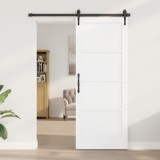 VidaXL Ușa Interioară &quot;ORKDAL&quot; Albă 83x211x4 cm din Lemn Masiv de Pin