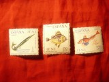 Serie IFNI colonie spaniola 1961 - Fauna - Pesti , 3 valori, Nestampilat