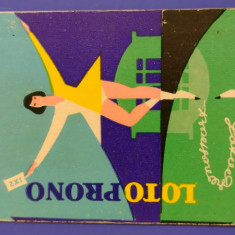 Calendar de buzunar loto pronosport 1964