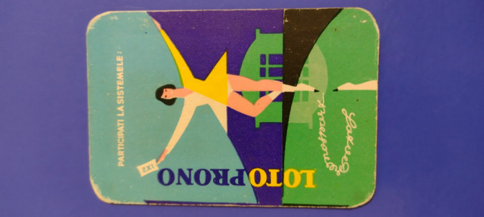 Calendar de buzunar loto pronosport 1964