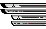 Set Protectii Praguri Gri - Mitsubishi
