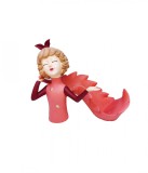 Cumpara ieftin Suport Sticla Vin Lady Roz Rasina 30cm Decorativ Cadou