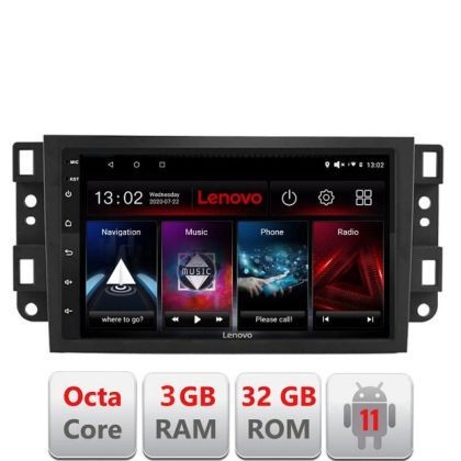Navigatie Chevrolet Captiva Octa Core D-020 Octa Core cu Android Radio Bluetooth Internet GPS WIFI DSP 3+32 GB LENOVO LITE CarStore Technology