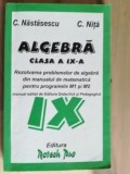 Algebra. Clasa a 9-a Rezolvarea problemelor din manual- C. Nastasescu, C. Nita
