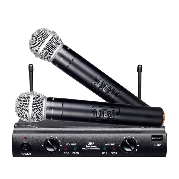 SET 2 MICROFOANE WIRELESS PROFESIONALE,UHF,SUNET HI FI,RECEIVER INCLUS,NOI !