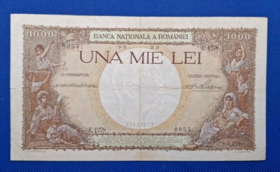 1000 lei 1939 seria E.1278 0057 , stare bună foto