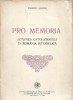 C8975N Pro memoria, acțiunea catolicismului &icirc;n Rom&acirc;nia interbelică de Valeriu Anania, 1992