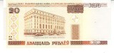 B11 - Bancnota foarte veche - Belarus - 20 ruble - 2000