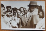 Petru Groza in Parcul Stalin din Bucuresti cu ansamblul Capitalei, 1957