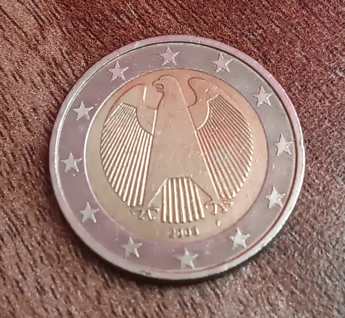 C50 - Moneda foarte veche - 2 euro - Germania - 2003F
