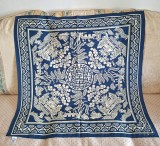 Batic Vintage din bumbac cu modele asiatice -MUSEE de L&rsquo;IMPRESSION