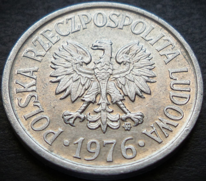 Moneda 20 GROSZY - POLONIA, anul 1976 * cod 3610