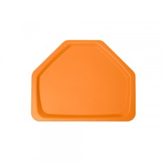 Tava PP Fast-Food, 415&times;305 mm, culoare portocalie, trapez