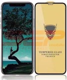 Folie Sticla 5D Full Glue Huawei P20 Lite, Protectie Ecran, Acoperire Completa, Neagra, Bulk