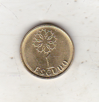 bnk mnd Portugalia 1 escudo 1989 unc foto