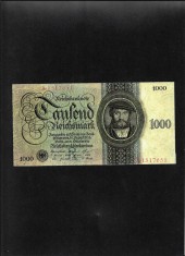 Reproducere Germania 1000 mark 1924 copie!