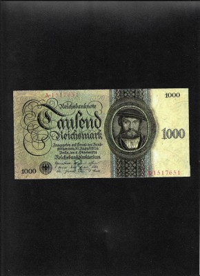 Reproducere Germania 1000 mark 1924 copie! foto
