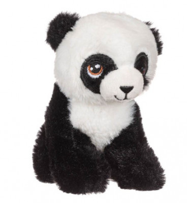 Animal de Plus, Urs Panda asezat, 15 cm foto