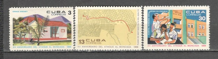 Cuba.1968 15 ani atacul de la cazarma Moncada GC.113