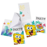SpongeBob-Set 6 invitații petrecere - ***