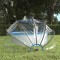 vidaXL Cupolă pentru piscină, rotund, 406x203 cm, PVC 93814