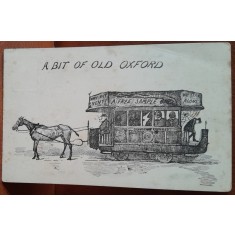 Carte postala, un pic din vechiul Oxford, sfarsit de secol XIX