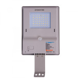 Cumpara ieftin Corp de iluminat solar stradal LED Westech, 5W, senzor de miscare, gri, IP65