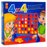 Joc de Societate, 4x4, 2 Jucători, Galben și Bleu, Oem