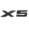 Emblema X5 spate portbagaj BMW, Negru matt