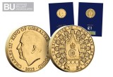 2023 Gibraltar - ONE Round Pound - UNC, Europa, Cupru-Nichel