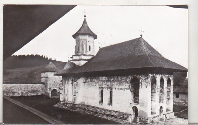 bnk cp Manastirea Vatra Moldovitei - Vedere - uzata foto