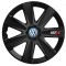 Set 4 Capace Roti GTX Negru Carbon Volkswagen, R16