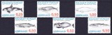 DB1 Fauna Marina Balene Groenlanda 1998 6 v. MNH, Nestampilat