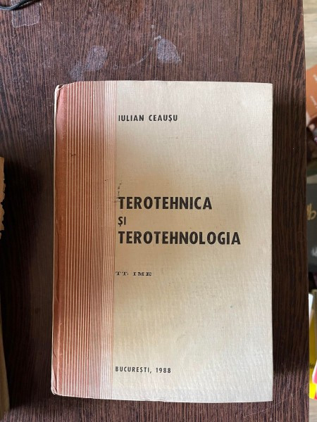 Iulian Ceausu Terotehnica si terotehnologia
