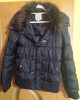 Geaca Dama Neagra cu Gluga Imblanita L/XL Toamna Iarna - Stare Buna