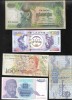 Set 5 bancnote de prin lume adunate (cele din imagini) #423, Asia